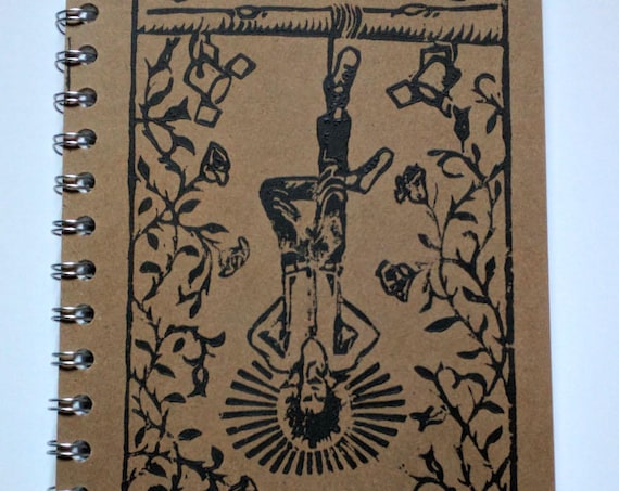 Nick Cave as The Hanged Man Rock'n Roll Tarot Notebook