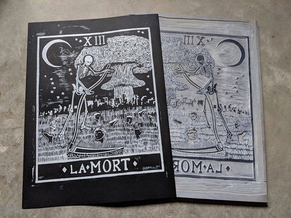Death Card Print