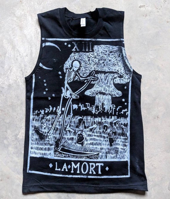Death Card Muscle Tee