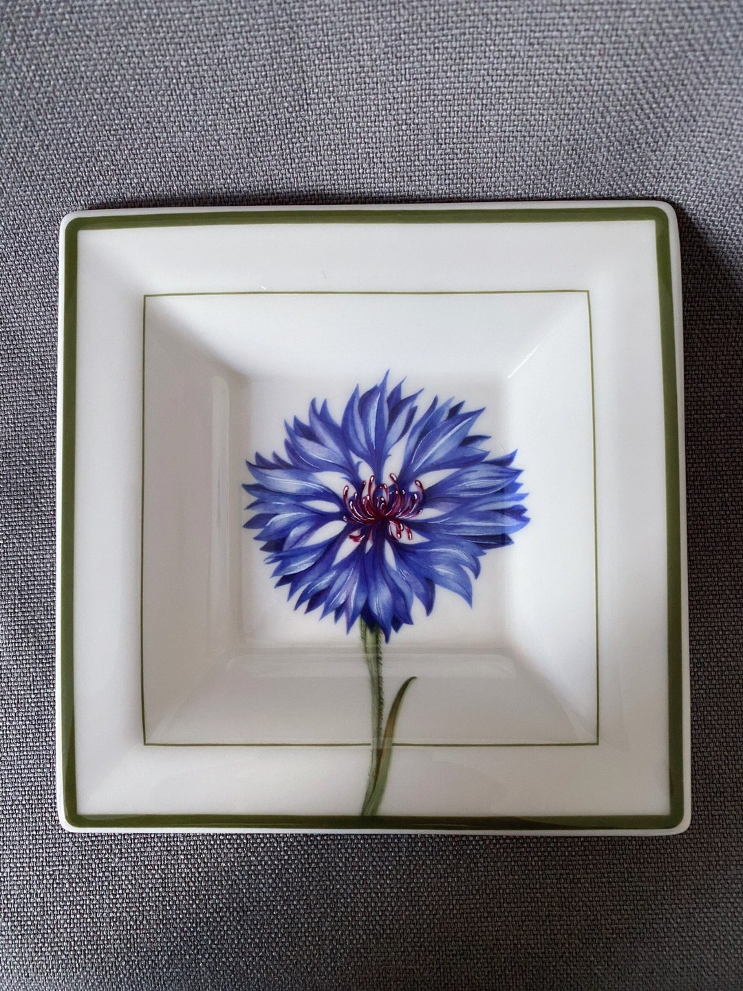 Villeroy & Boch 1748 Germany Porcelain Trinket Dish Purple Etsy