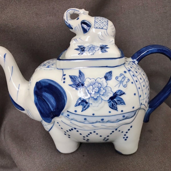 Elephant Teapot Etsy
