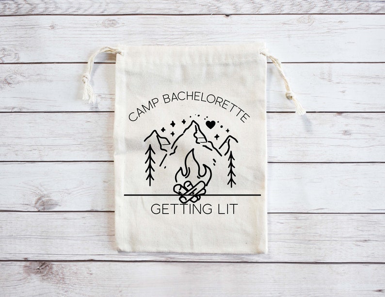 Camp Bachelorette Bachelorette Party Favors Camp Bachelorette Party Getting Hitched Getting Lit Glamping Bachelorette Kit Wild and Free image 1