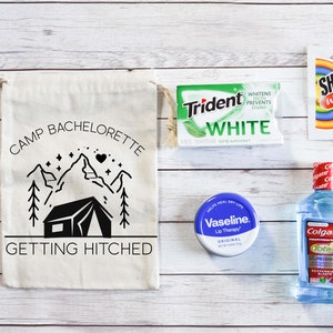 Camp Bachelorette Bachelorette Party Favors Camp Bachelorette Party Getting Hitched Getting Lit Glamping Bachelorette Kit Wild and Free image 4