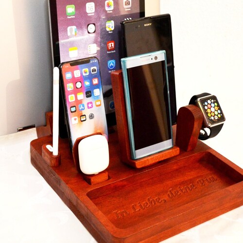 Idoqq Ultimate 4 Multi Device Charging Station Apple Docking Etsy