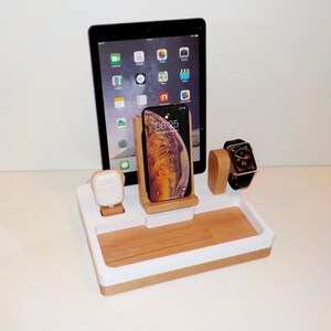 Ipad iphone apple watch charging station best sale