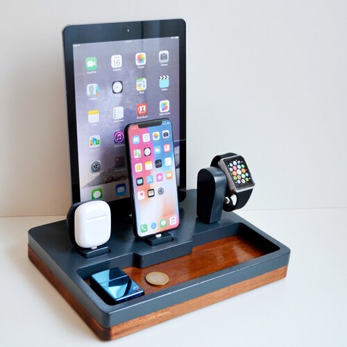 Idoqq Ultimate 4 Multi Device Charging Station Apple Docking Etsy