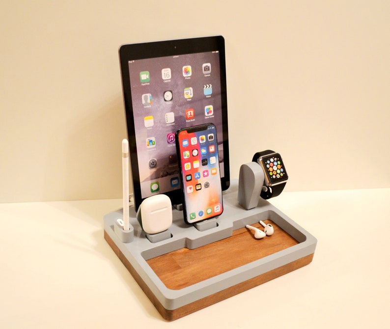 Idoqq Ultimate 5 Multi Device Charging Station Apple Docking Etsy