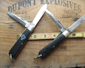 Camillus New York USA Electricians Jacks 2 knife lot of pocket knives