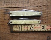 Camillus Camco USA model 42 opposite end Pen and Jack knife lot of 2 pocket knives
