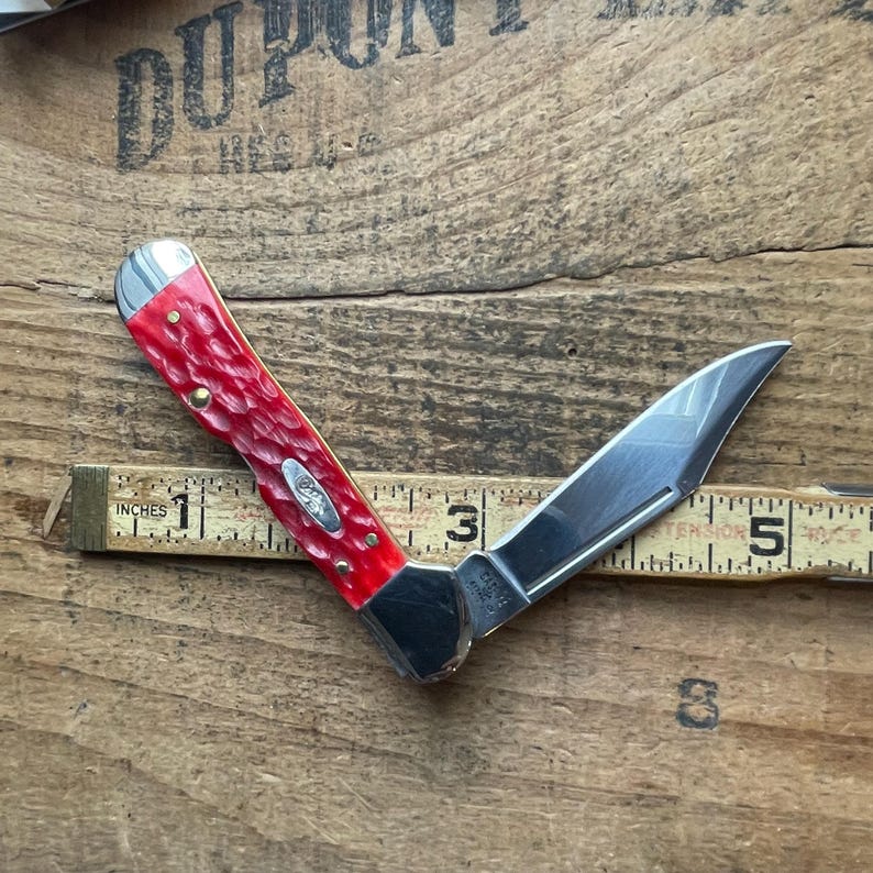 Case XX USA model 61749L CV Bone Copperlock 1 blade pocket knife w/ box image 4