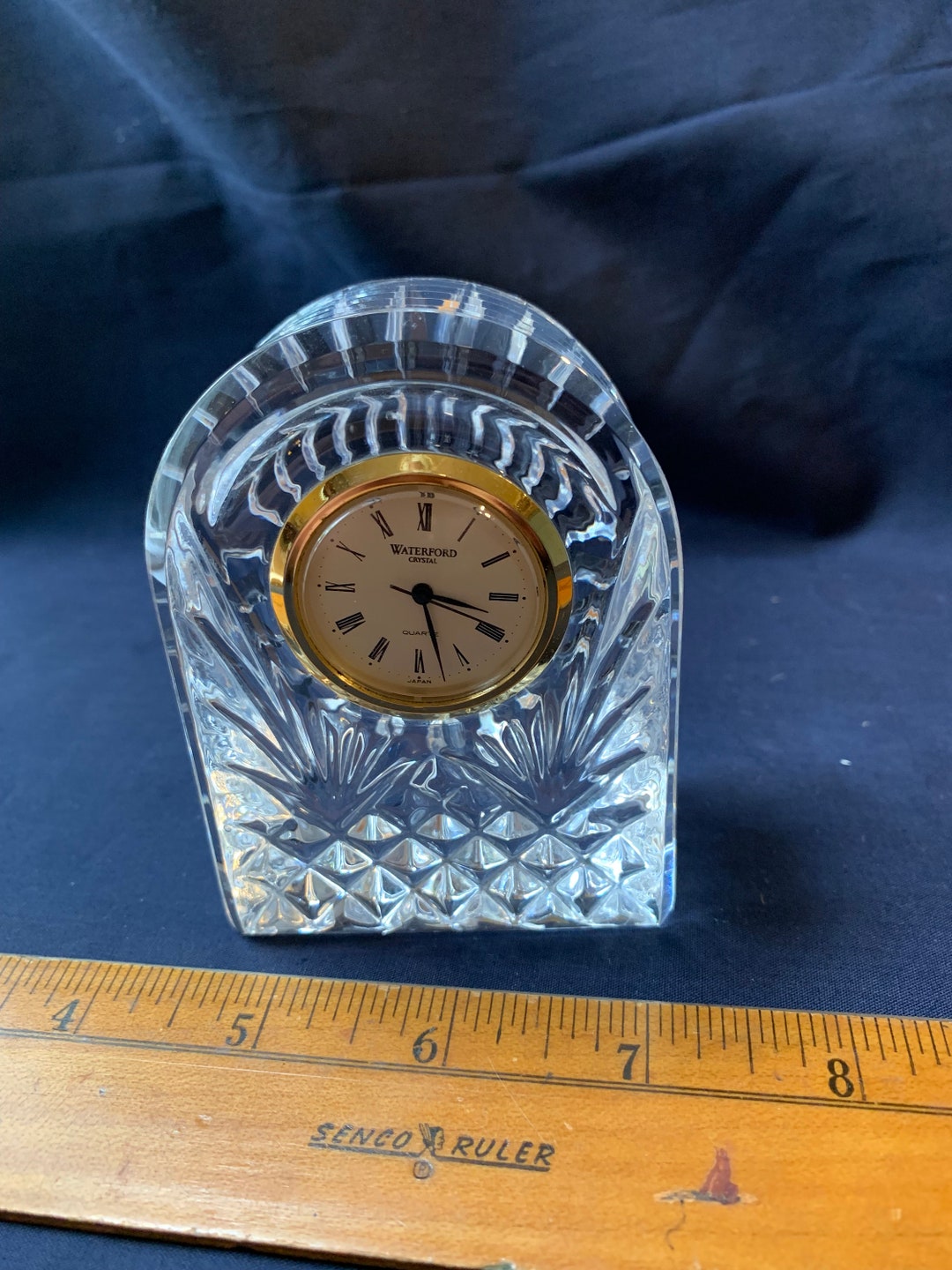 Waterford Crystal Mantel Clock Etsy