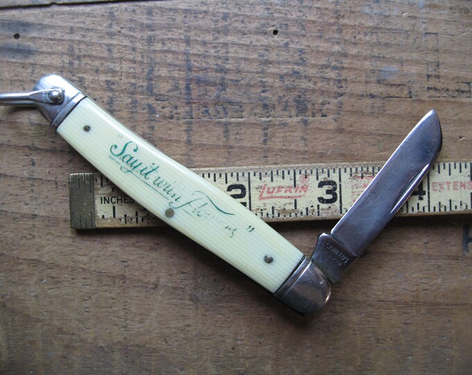 Vintage Camillus New York USA Model 100 Florist Knife 1 Blade Pocket