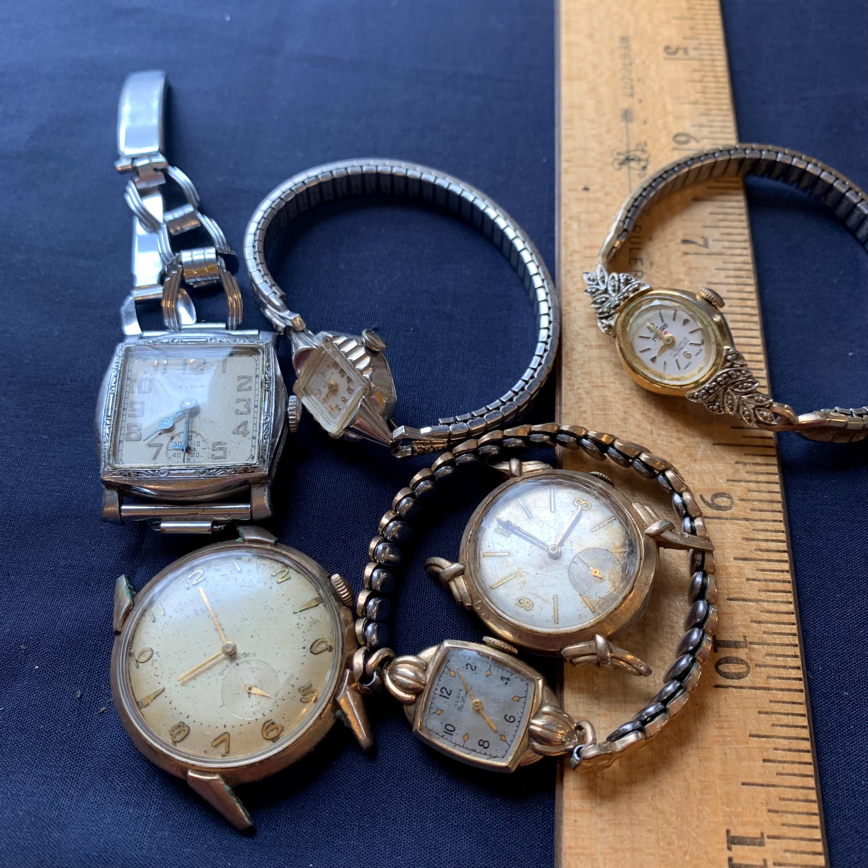Vintage Elgin “Half Moon” Sculptural Watch Statement Piece *Untested Seiko Asymmetrical Watch - Etsy main image 3