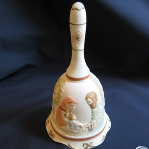 Lefton Musical Christmas Bell, Geo Lefton Christopher collection