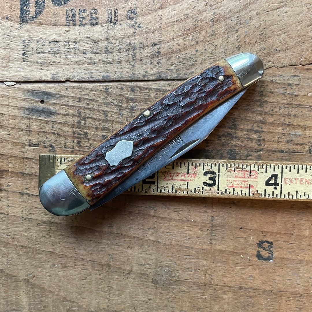 Vintage EIG Cutlery Solingen Germany Bone Serpentine Folder 1 Etsy