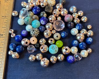 Vintage mixed lot of loose beads, bead soup