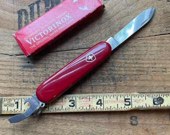 Swiss Army Victorinox 1971 Bantam knife 2 blade pocket knife w/ box