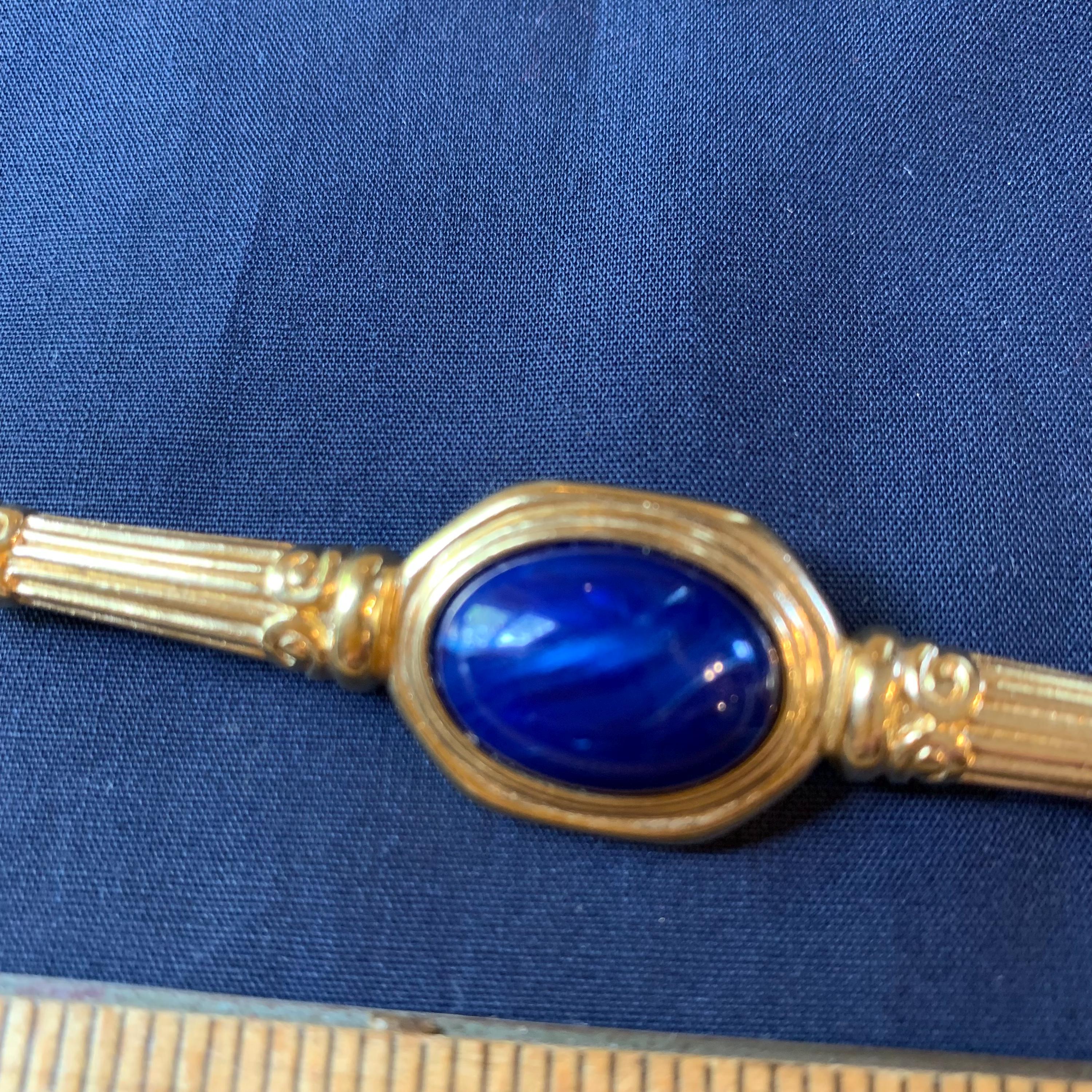 Vintage Trifari Blue Brooch - Etsy