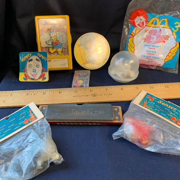 vintage 1960's Novelty Carnival prize toy lot