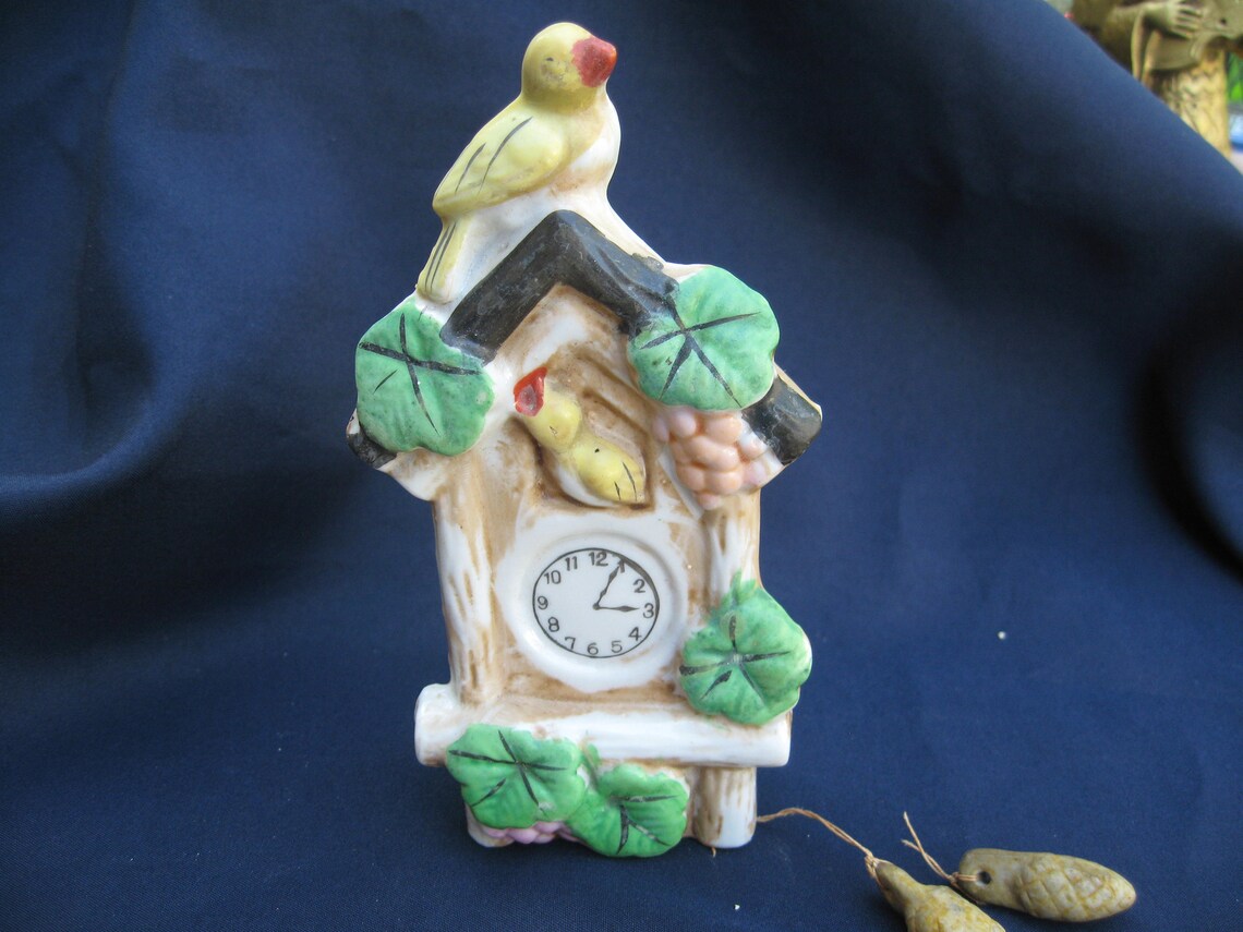 Japan Cuckoo Clock Wall Pocket Etsy