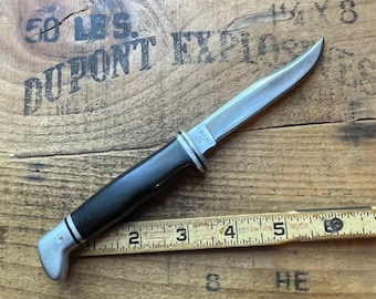 Vintage Buck USA 1972-86 model 102 Woodsman fixed blade knife