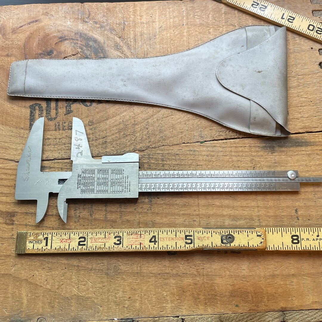 Vernier Caliper, Craftsman Italy Model 40257 Hardened Stainless a High