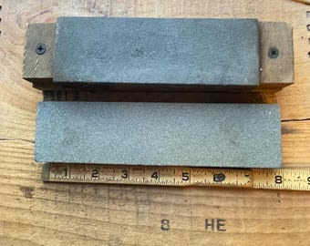 Sharpening stones 6 in and 8" x 2 x 1 combination whetstones oil stones