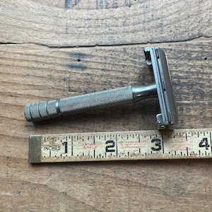 Vintage Gillette Safety Razor USA, 1954 Z3 1940&#39;s style Super Speed 47-54