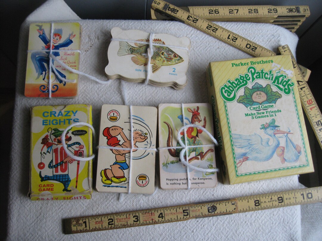 Old Card Games, Etsy