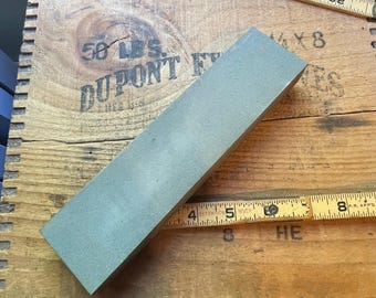 Vintage Carborundum Combination Oilstone large Sharpening stone 8"x 2"x 1" inches whetstone both finer grits