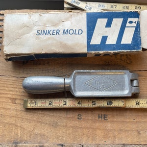 Vintage Horrocks Ibbotson sinker mold H-I  15A Utica NY