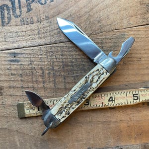 Imperial Prov RI 1936-54 Boy Scout Camp Utility 3 blade pocket knife