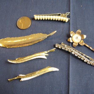 vintage Hair Clips Baretts lot hair Accessory lot image 4