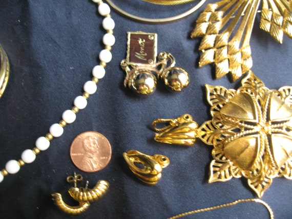 vintage lot of Monet jewelry, Mixed Monet jewelry