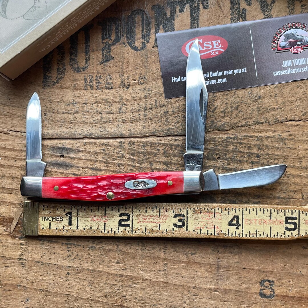 Case XX USA Model 6344 CV Bone Stockman 3 Blade Pocket Knife W/ Box - Etsy