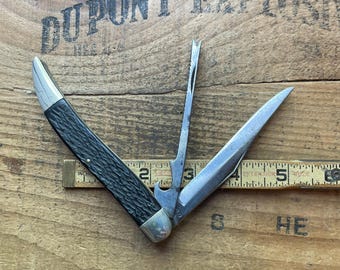 Camco (Camillus brand ) USA Toothpick Fish 2 blade pocket knife