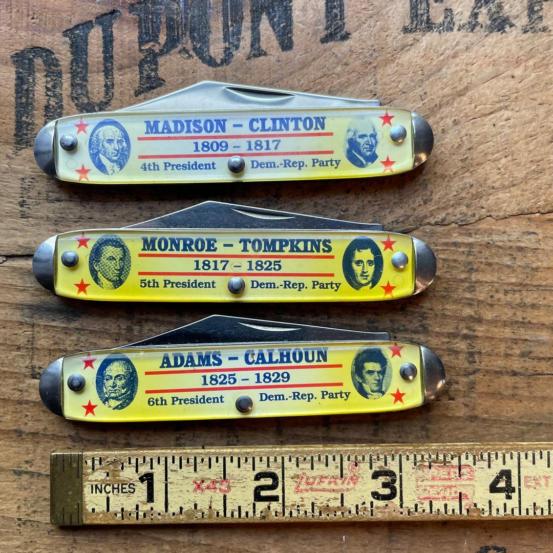 Vintage 3 Knife Lot Pocket Knives Novelty Cutlery Ireland Jack Knives