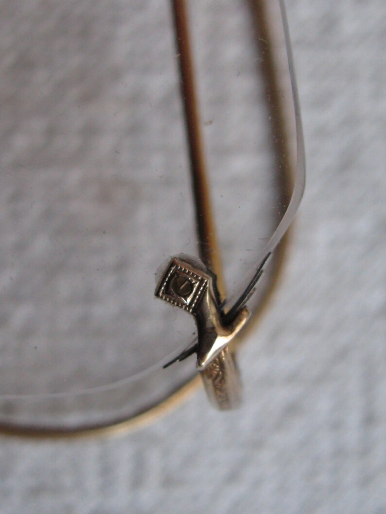 Art Deco Gold Eyeglasses and Case Antique Eye Glasses and Etsy