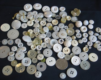 Old button lot, vintage buttons, antique button lot