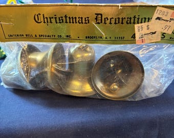 Vintage mixed lot of Christmas ornament bells