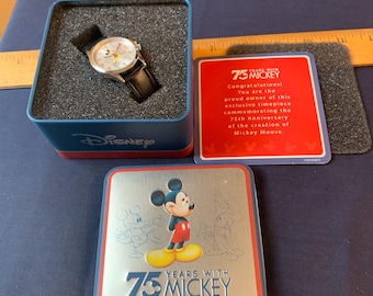Vintage Commemorative 75 years Mickey Mouse watch