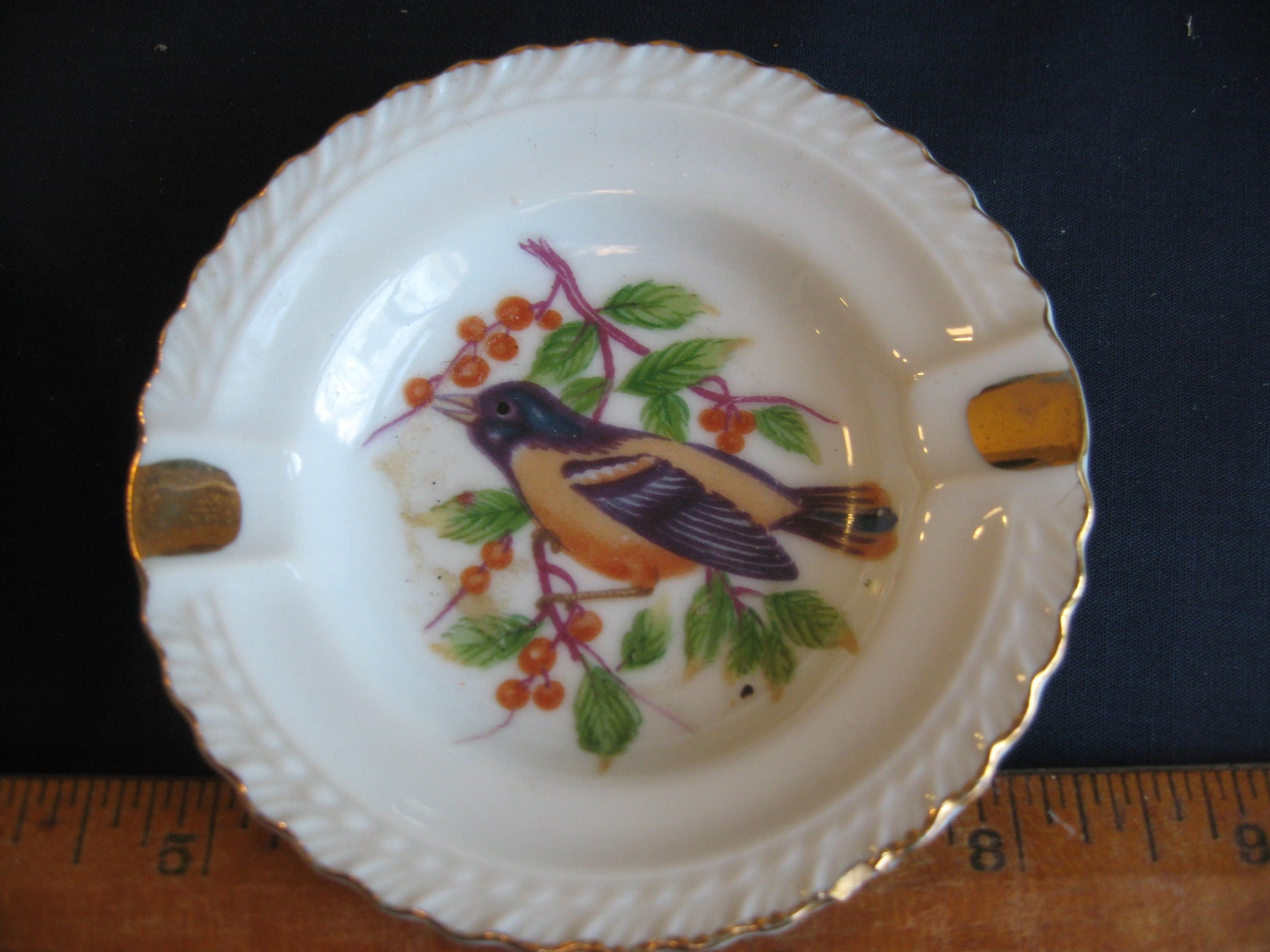 Vintage JAPAN Bird ashtrays Etsy