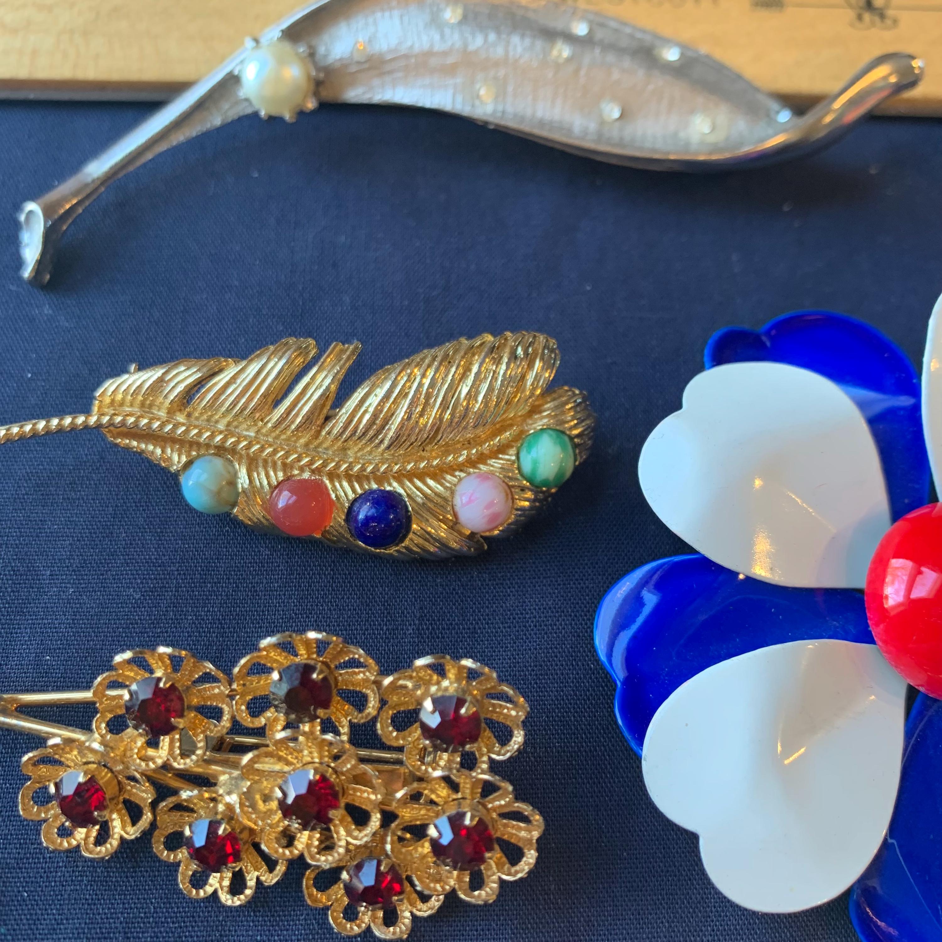 Vintage 15 Piece Brooch Collection Lot - Etsy