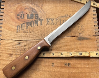 Vintage Chicago Cutlery USA 66S, 8 inch carving, utility kitchen knife