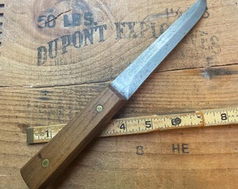 Vintage Echo Forge USA carving utility butcher knife