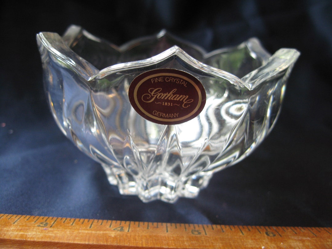Crystal Candy Gorham Dish, Trinket Bowl, GORHAM Etsy