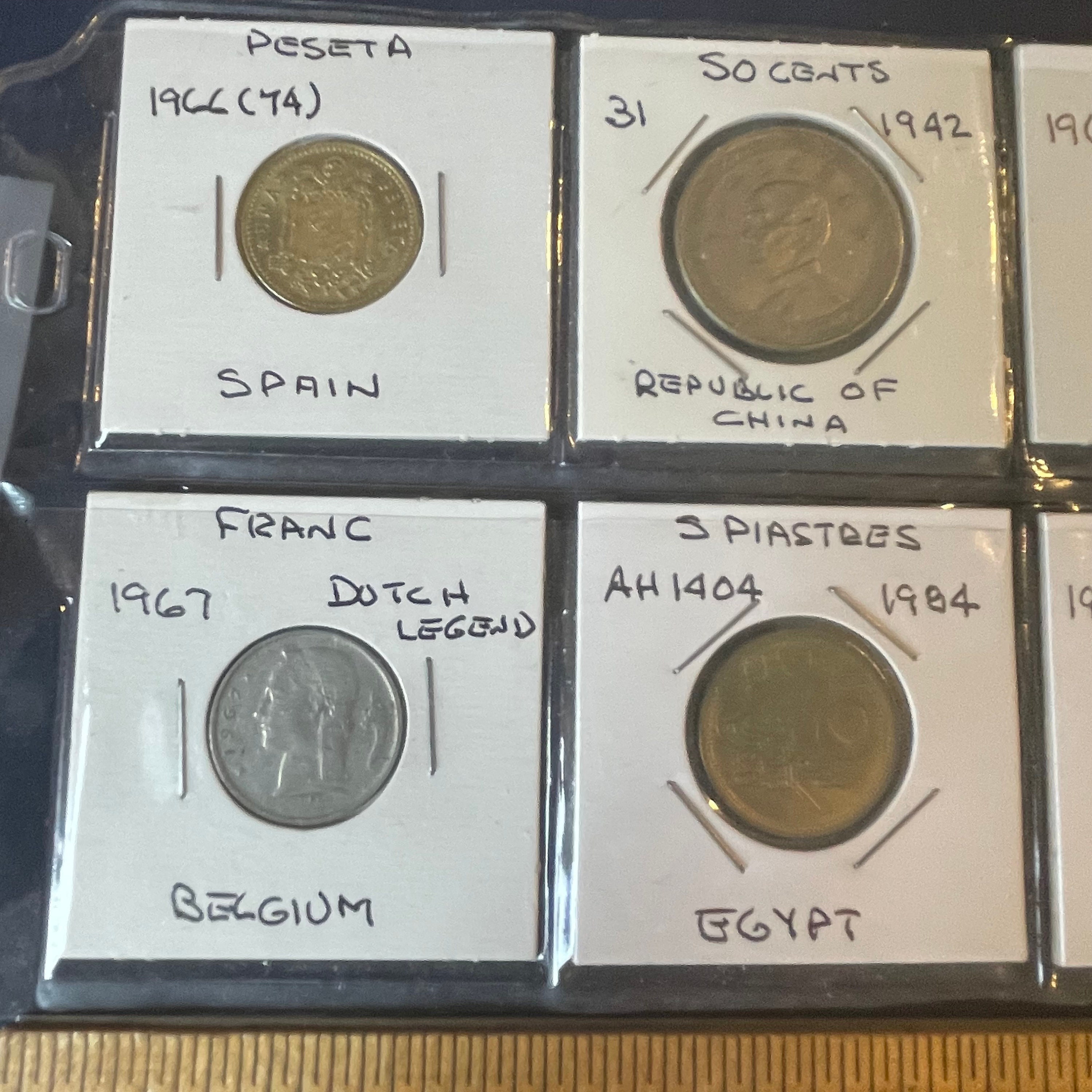 海外旧コイン 8 Vintage 8 Coin Lot 1942 Republic of China, Egypt, Germany
