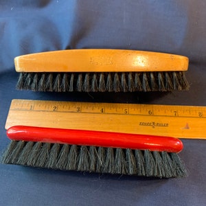 Vintage Natural bristle Clothes Brush lot