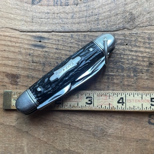 Imperial Prov RI USA Kamp-King Scout Camp Utility 4 blade pocket knife w/ bail