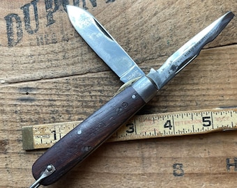 Ulster Knife USA  WW2 Electricians Jack 2 blade pocket knife
